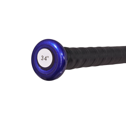 Blue aluminum baseball bat