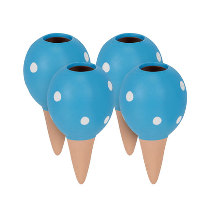 Blue clay cones - set of 4