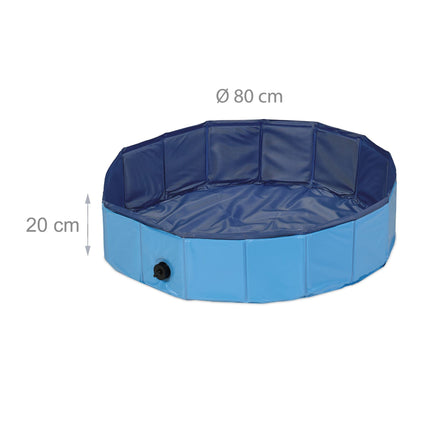 Piscine bleue pour chiens