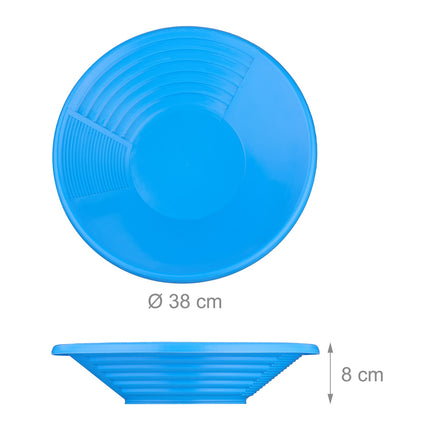 Blau-Gold-Auffangschale, 2er-Pack