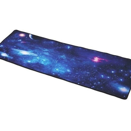Blue keyboard mouse pad