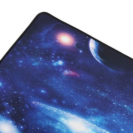 Blue keyboard mouse pad