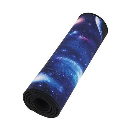 Blue keyboard mouse pad