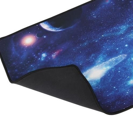 Blue keyboard mouse pad