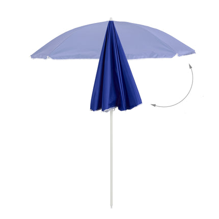 Blauer Sonnenschirm 160 cm