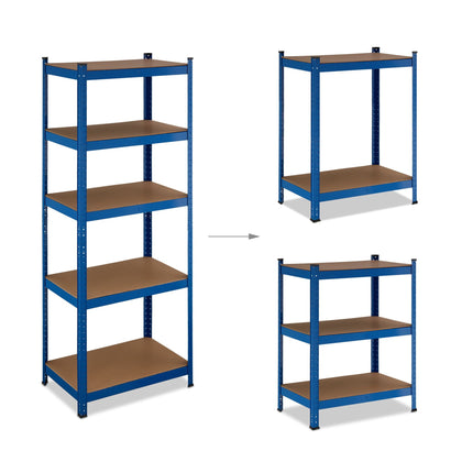 Blue shelf for high load 5 levels
