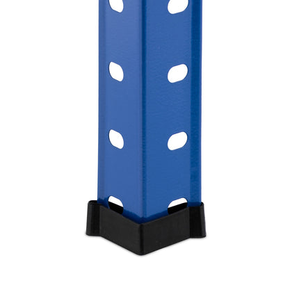 Étagères bleues robustes à 4 niveaux