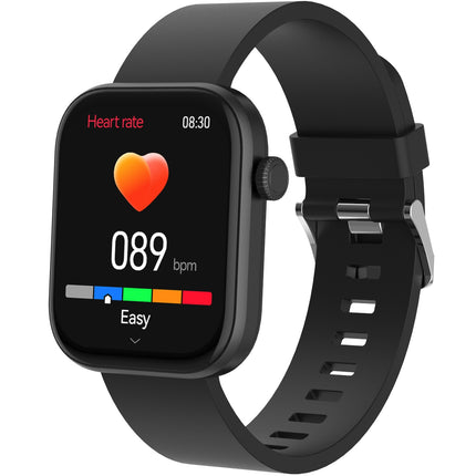 Chytré hodinky Bluetooth AMOLED černé