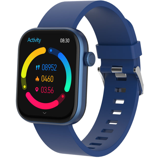 Bluetooth AMOLED Smart Watch Blau