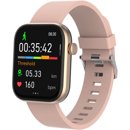 Bluetooth AMOLED Smart Watch Rosa/Beige
