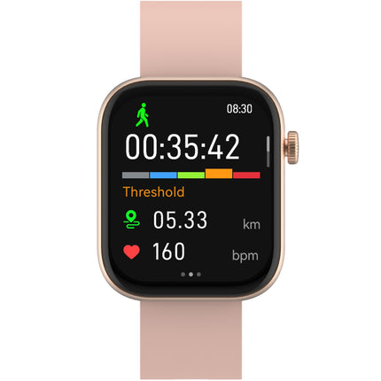 Bluetooth AMOLED Smart Watch Rosa/Beige