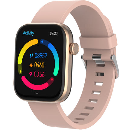 Bluetooth AMOLED Smart Watch Rosa/Beige