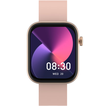 Bluetooth AMOLED Smart Watch Rosa/Beige