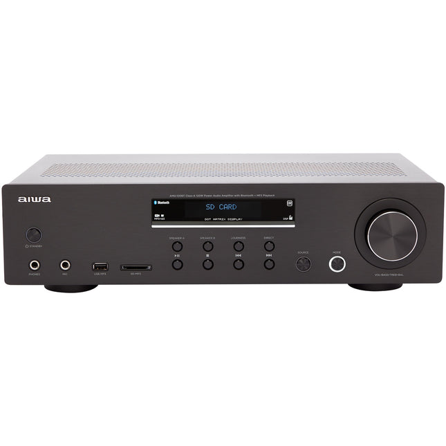 Bluetooth-Verstärker, 2x60W RMS, Schwarz