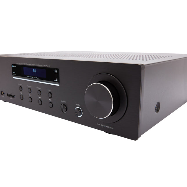 Bluetooth-Verstärker, 2x60W RMS, Schwarz