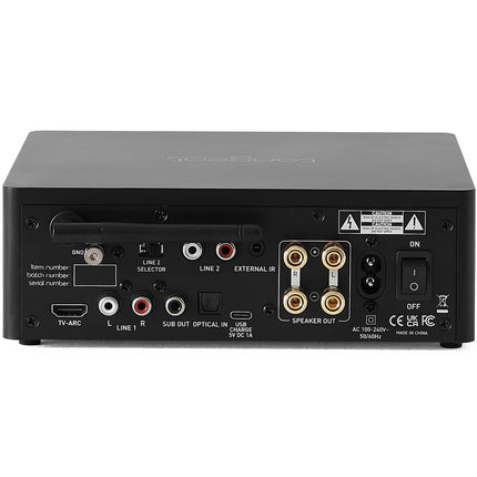 Bluetooth Phono Amplifier with HDMI – Black