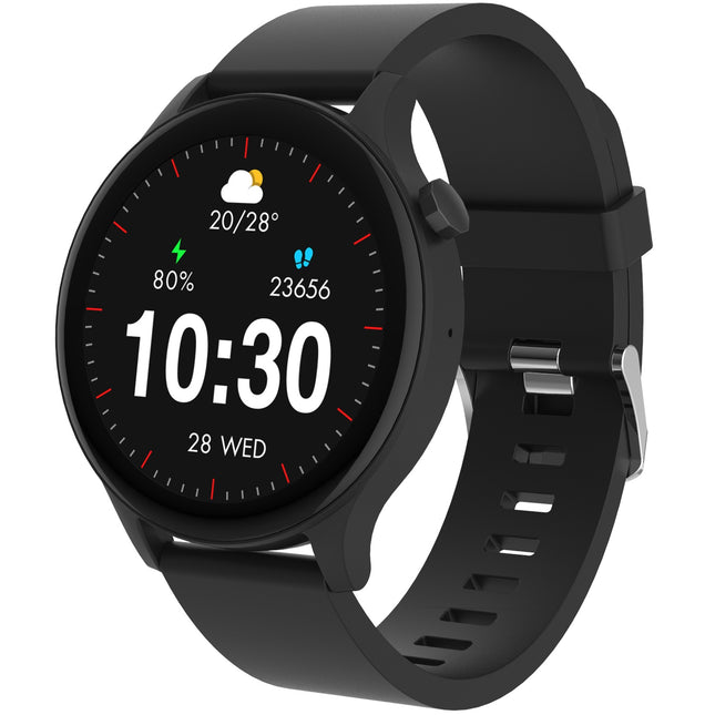 Bluetooth-Smartwatch Schwarz