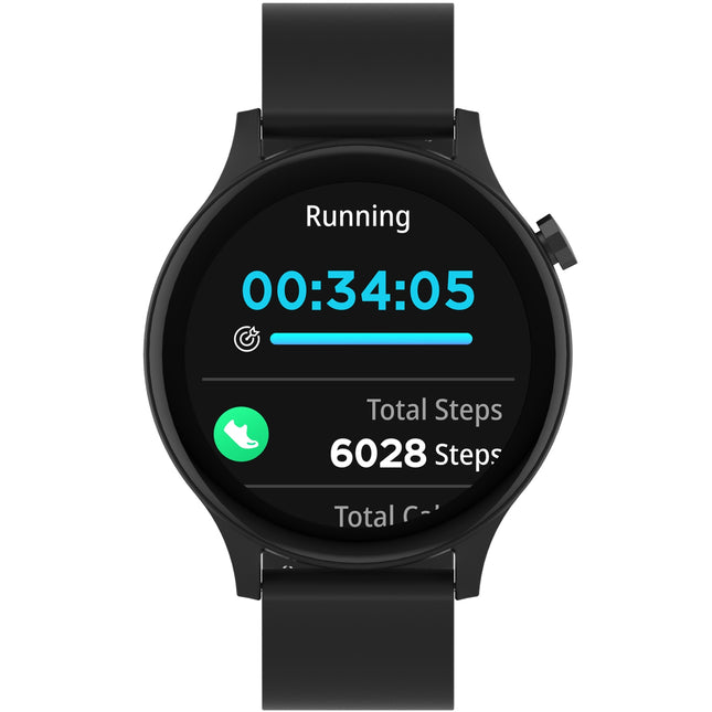 Bluetooth-Smartwatch Schwarz