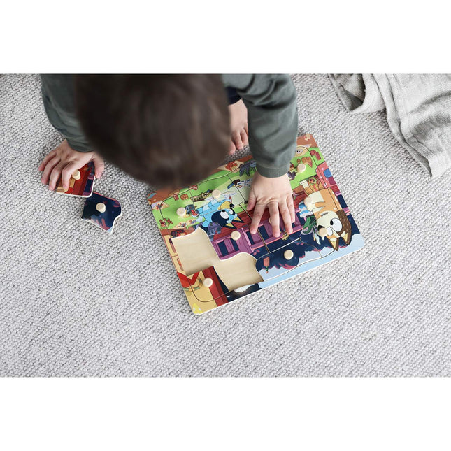 Bluey Puzzle mit Knospen 12 Teile