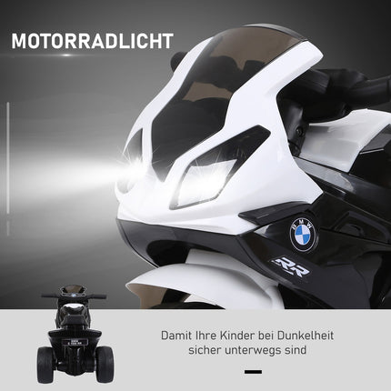 Kinder-Elektromotorrad – schwarz, batteriebetrieben, Stahl