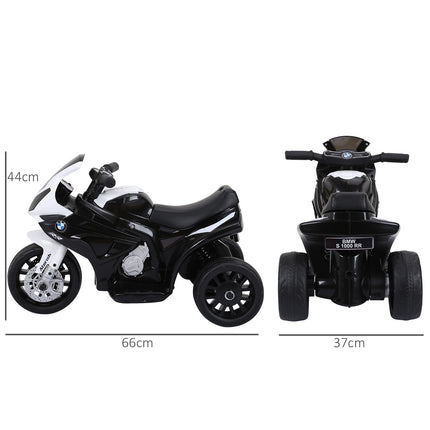 Kinder-Elektromotorrad – schwarz, batteriebetrieben, Stahl