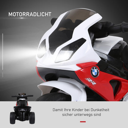 Elektrisches Dreirad-Motorrad für Kinder – rot, Stahl, 66x37x44 cm