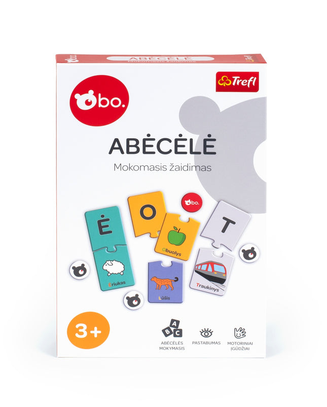 Bo. Lern-Brettspiel „Alphabet“ (in litauischer Sprache)