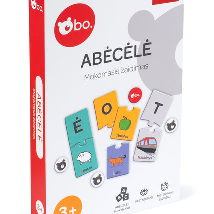 Bo. naučná desková hra "Abeceda" (v litevštině)