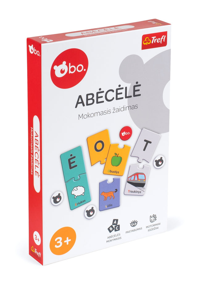 Bo. Lern-Brettspiel „Alphabet“ (in litauischer Sprache)