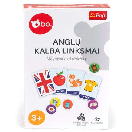 Bo. Educational Board Game "English Is Fun" (In Lithuanian Lang.)