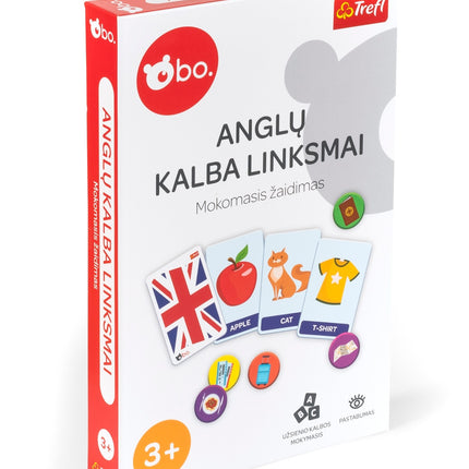 Bo. Educational Board Game "English Is Fun" (In Lithuanian Lang.)