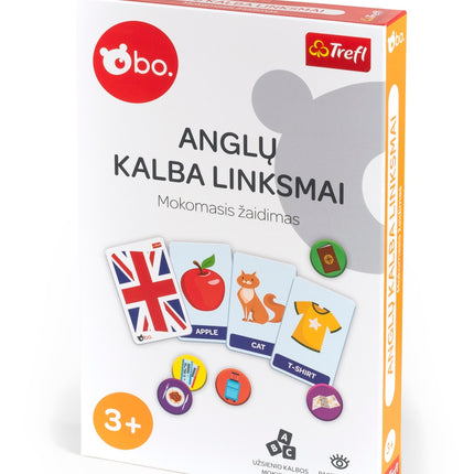 Bo. Educational Board Game "English Is Fun" (In Lithuanian Lang.)