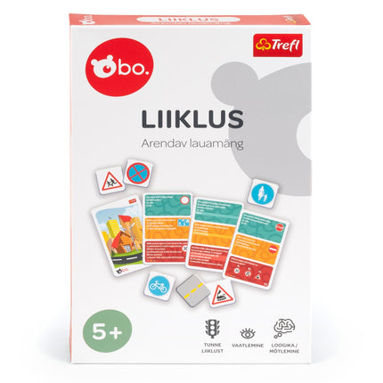 Bo. Educational Board Game "Road Traffic" (In Estonian Lang.)