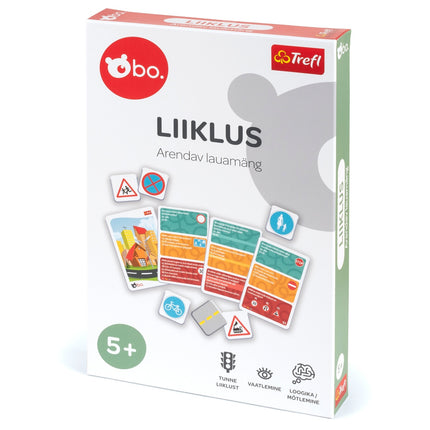 Bo. Educational Board Game "Road Traffic" (In Estonian Lang.)