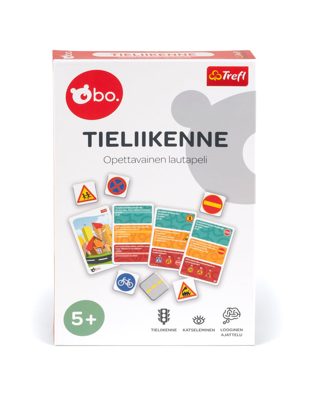 Bo. Lernbrettspiel "Straßenverkehr" (in finnischer Sprache)