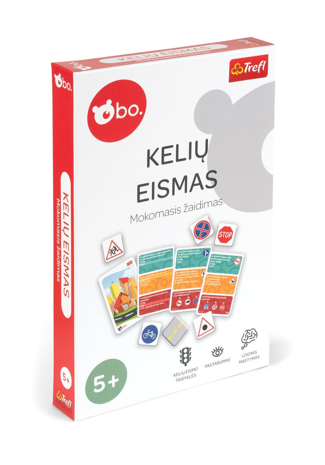 Bo. Lernbrettspiel „Straßenverkehr“ (Litauische Sprache)