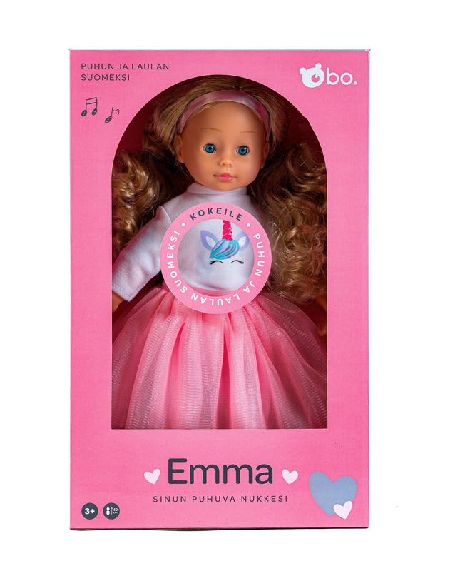 Bo. Interaktive Puppe „Emma“ (spricht Finnisch), 40 cm