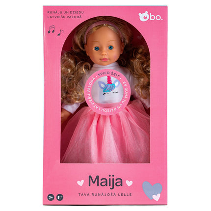 Bo. Interactive Doll "Maija" (Speaks Latvian Language), 40 Cm