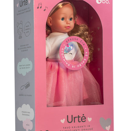 Bo. Interactive Doll "Urte" (Speaks Lithuanian Language), 40 Cm