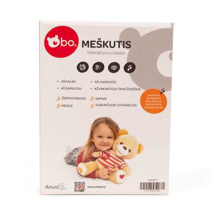 Bo. Interaktiver Spielzeugbär (auf Litauisch)