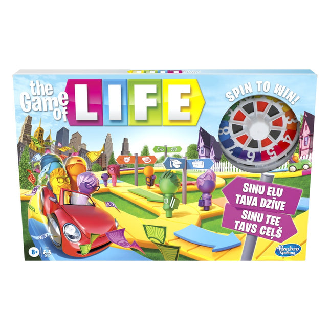 Brettspiel Game Of Life (auf Estnisch und Lettisch)