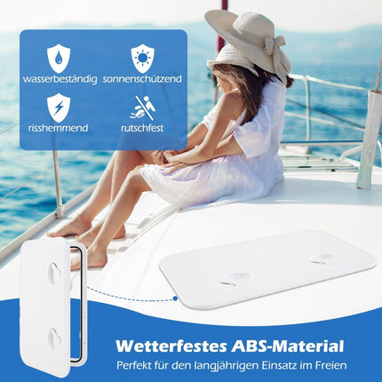 Boat Access Hatch, 180° Opening, Non-Slip, Waterproof