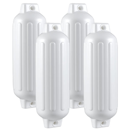 Boat Fender Set – 4 Pcs, 68.5 x 21.5 cm, White PVC