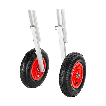 Boat Launching Wheels, Folding Transom, 300 lb, 15 in