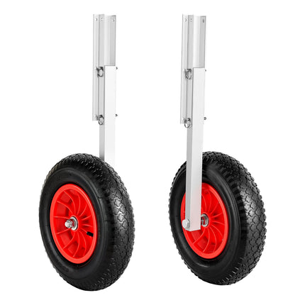 Boat Launching Wheels, Folding Transom, 300 lb, 15 in