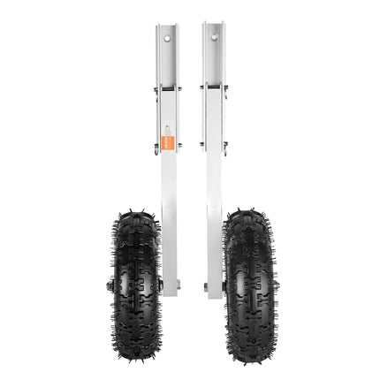Boat Launching Wheels, Folding Transom, 500 lb, 12 in
