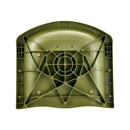 Boat Seat, Folding Low-Back, Cushioned PU, Camouflage