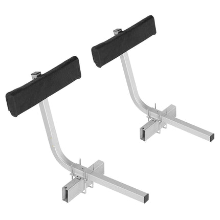 Boat Trailer Bunk Guide-Ons, 2-Pack Adjustable Steel Cushioned