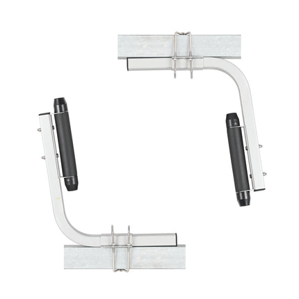 Boat Trailer Guide Poles, 2-Pack Adjustable Roller, Galvanized