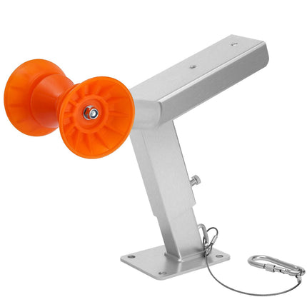 Boat Trailer Winch Stand with Roller, Adjustable 14-22 in
